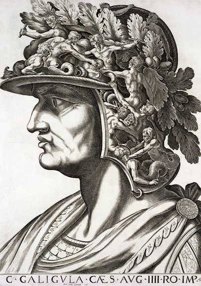 Caligula Caesar (12-41 AD), 1596 by Italian School