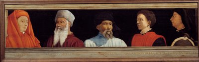 Cassone with 5 Portraits of the Master of the Florentine Renaissance by Italian School