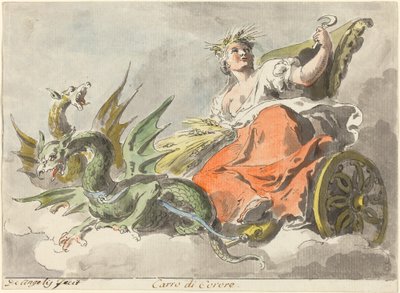 Chariot of Ceres by Italian School