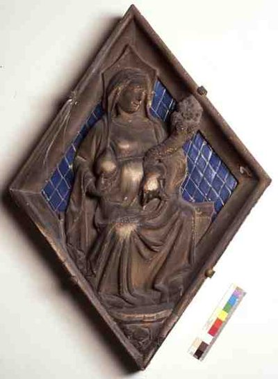 Charity, relief panel from the Campanile by Italian School