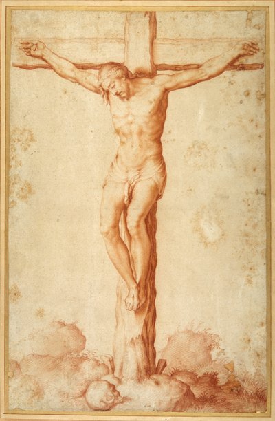Christ Crucified on Golgotha by Italian School