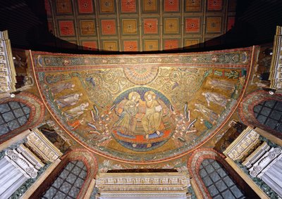 Christ Enthroned by Italian School