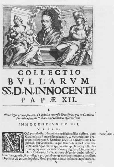 Collection of the Papal Bulls of Pope Innocent XII by Italian School