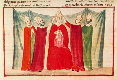 Coronation of Pope Boniface VIII by Italian School