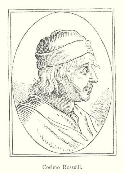 Cosimo Rosselli (engraving) by Italian School