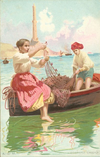 Ligurian Costume by Italian School