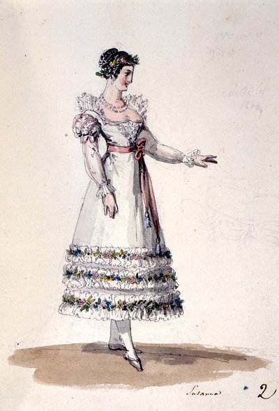 Costume Design for Susanna, from 