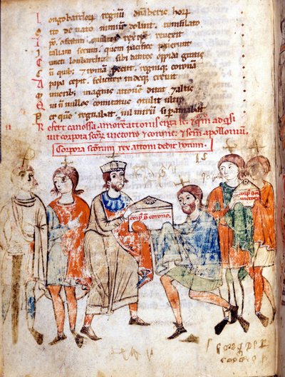 Court of Matilda of Canossa in 