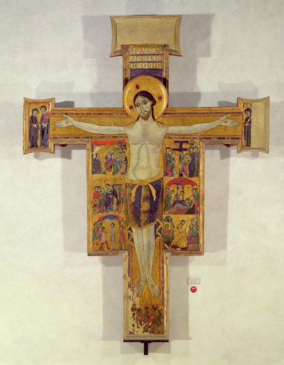Crucifixion, Tuscan School, second half of 12th century by Italian School