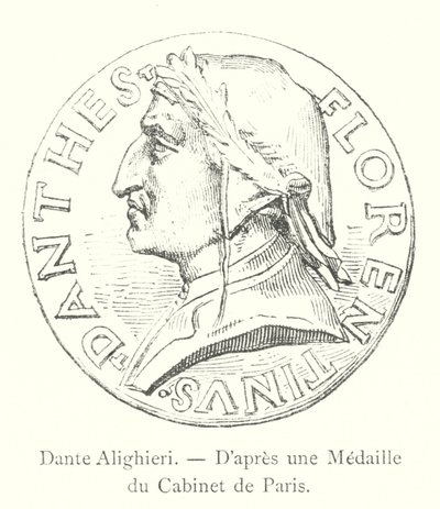 Dante Alighieri (engraving) by Italian School