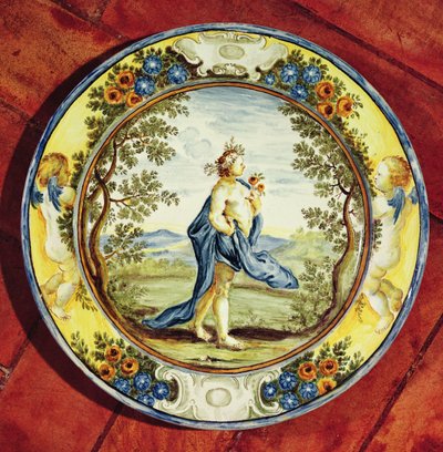 Decorated plate, from Urbino by Italian School