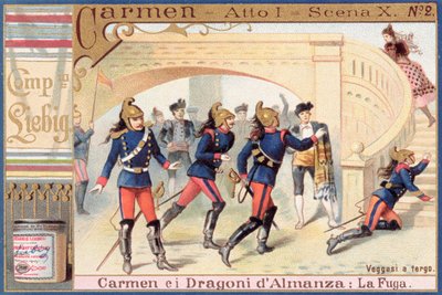 Decoration for Act I, Scene i of Carmen by Georges Bizet by Italian School
