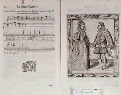 Description of Ballet for Two, Double Page of Le Gratie d