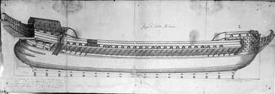 Design for a Venetian Galleass, 17th Century by Italian School