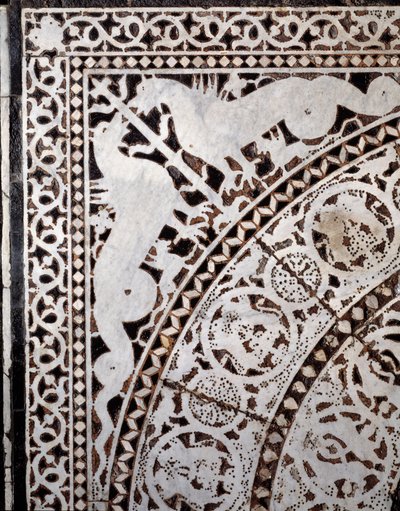 Detail from the Original Marble Floor by Italian School