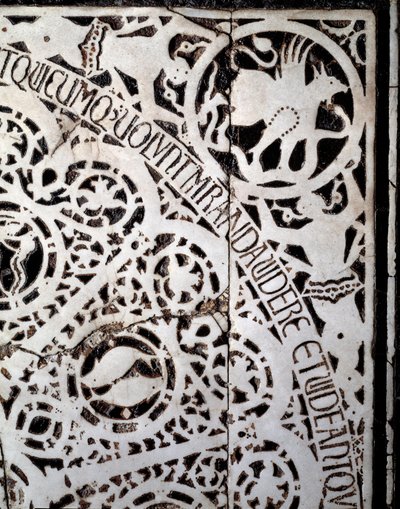 Detail from the Original Marble Floor (11th-13th Century) by Italian School