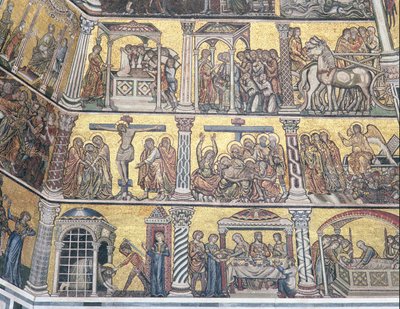 Detail of the Ceiling, Baptistery, Florence by Italian School