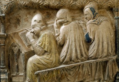 Detail Representing Students Following the Course of Bonifacio Galluzzi by Italian School