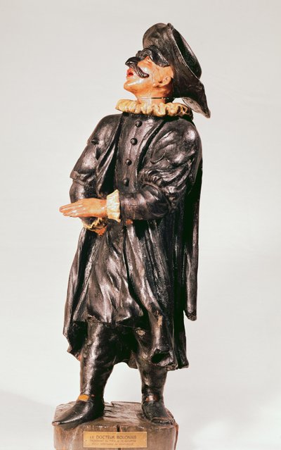 Doctor Balanzone, from the Seraphin Theatre by Italian School