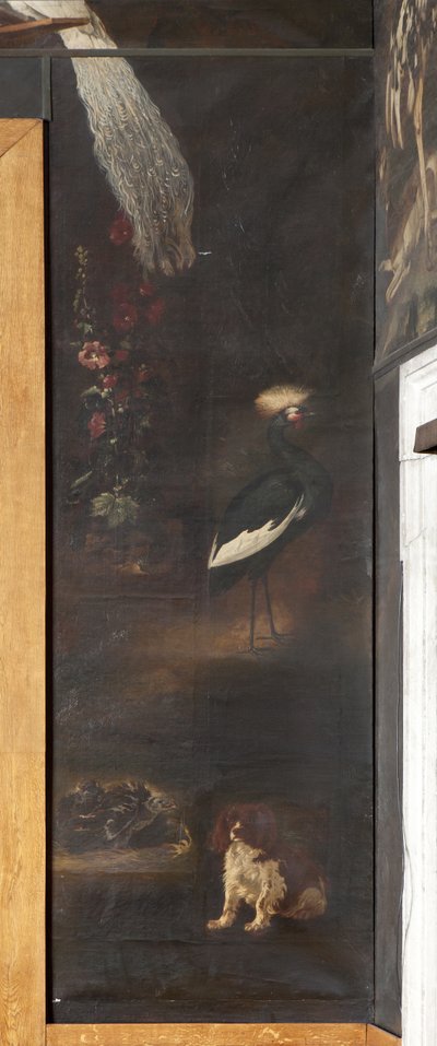 Dog and Grey Crowned Crane, Myth of Orpheus by Italian School