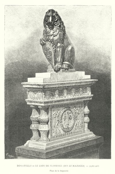Donatello, The Lion of Florence, called The Mazocco by Italian School