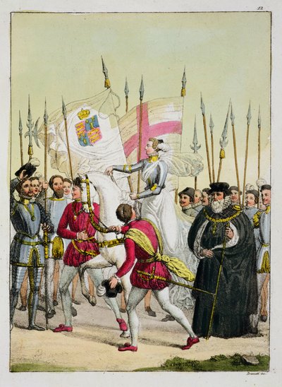 Elizabeth I, plate 12 from The History of the Nations by Italian School
