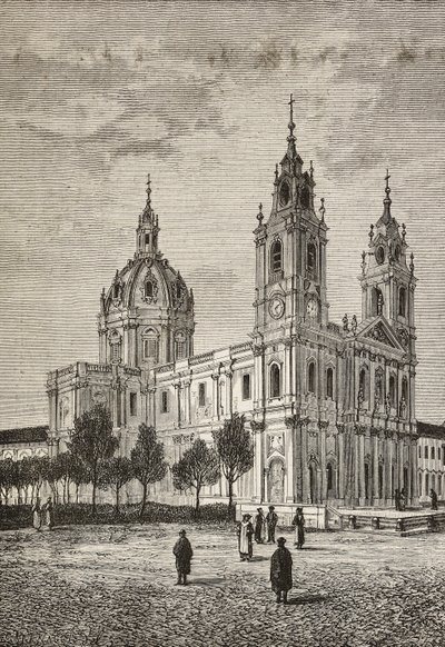 Estrela Basilica, Lisbon, Portugal by Italian School