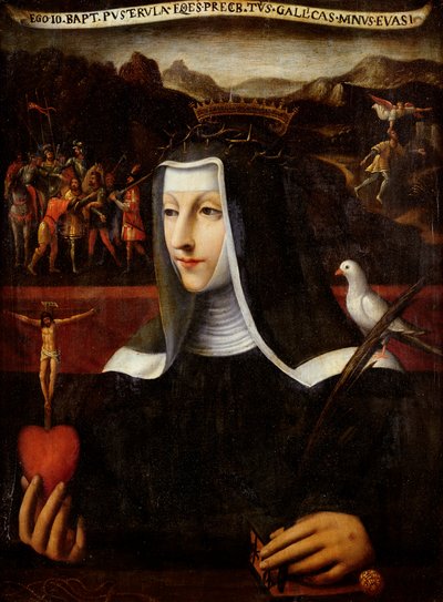 Ex Voto dedicated to St. Catherine of Siena (1347-80) by Italian School