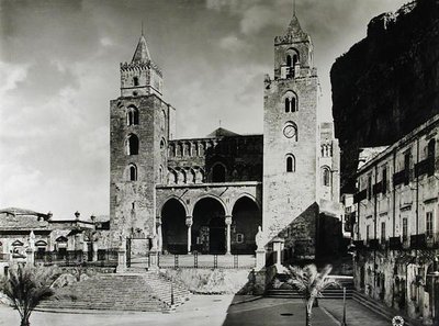 Exterior of the Duomo, begun in 1131 by King Roger II of Sicily by Italian School