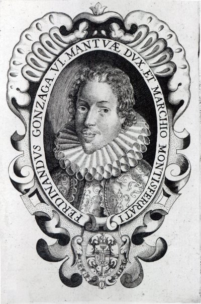 Ferdinando Gonzaga, Duke of Mantua (engraving) by Italian School