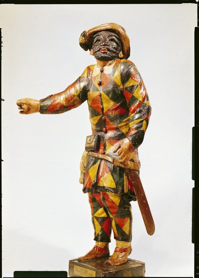 Figure of Harlequin from the Seraphin Theatre by Italian School