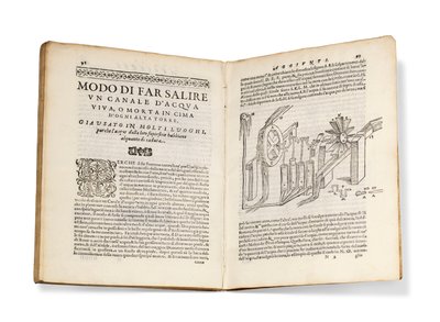 First edition of Aleotti’s translation of Hero