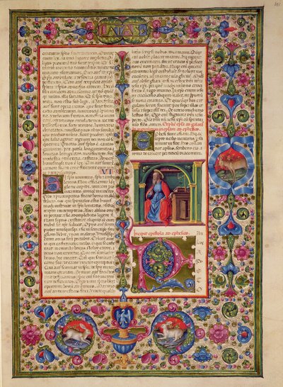 Letter from St. Paul to the Ephesians, from the Borso d