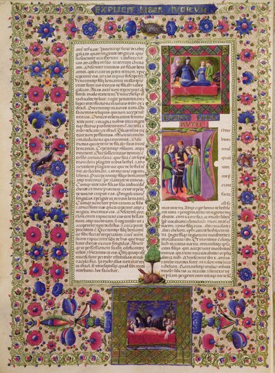 Opening of the Book of Ruth, from the Borso d