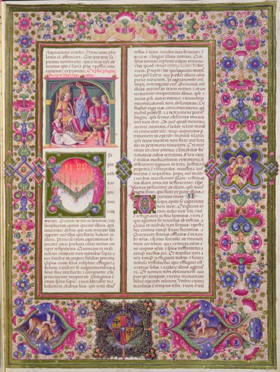 Opening to the Book of Wisdom, from the Borso d