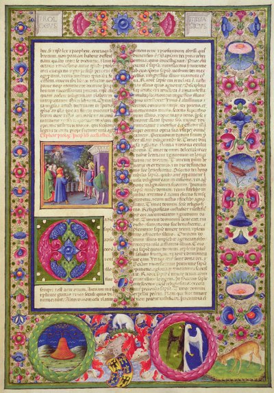 Opening of the Book of Ecclesiasticus, from the Borso d