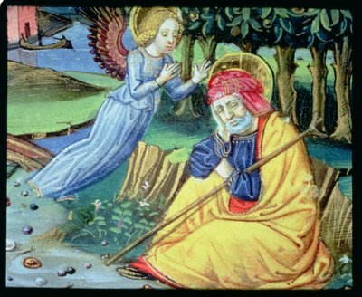 An Angel Tells Joseph That Mary is With Child by Italian School