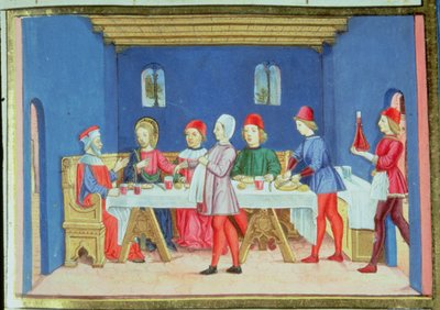 Jesus During the Meal at the House of the Pharisee Asks if He Is Allowed to Heal on the Sabbath by Italian School
