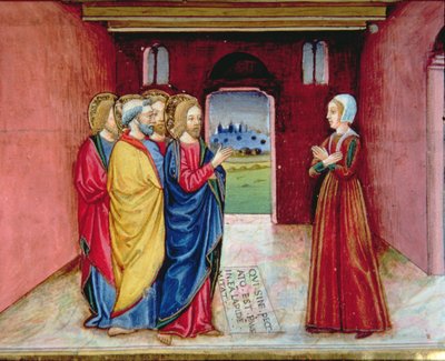 Christ Warns the Adulteress Not to Sin Anymore by Italian School