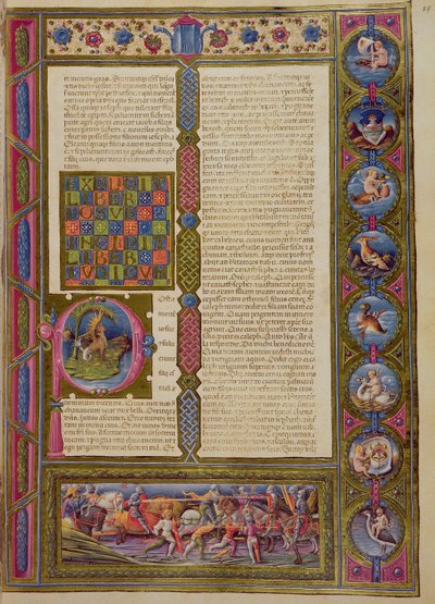 Opening words of the Book of the Jewish, from the Borso d