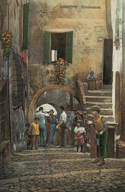 Fontanassa, San Remo, Italy by Italian School