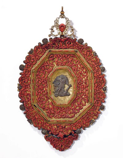 Frame Depicting the Triumph of Saint Michael, Trapani, First Half of the 17th Century by Italian School