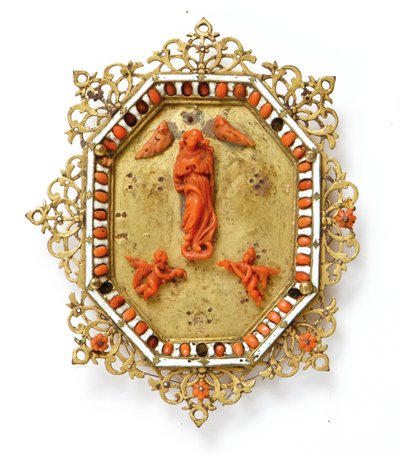 Frame Depicting the Virgin Immaculate, Trapani, Mid 17th Century by Italian School