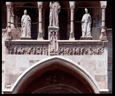 Frieze of the months of main entrance by Italian School