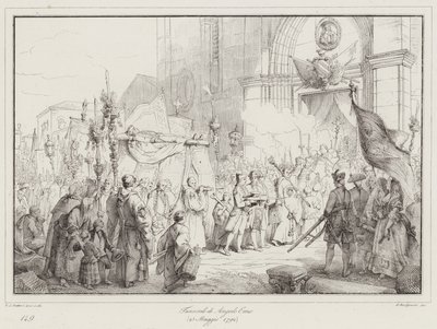 Funeral of Angelo Emo by Italian School