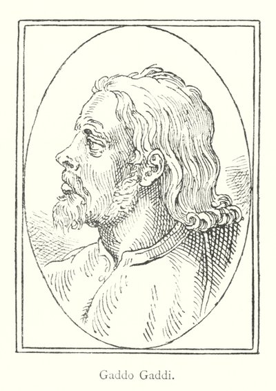 Gaddo Gaddi (engraving) by Italian School