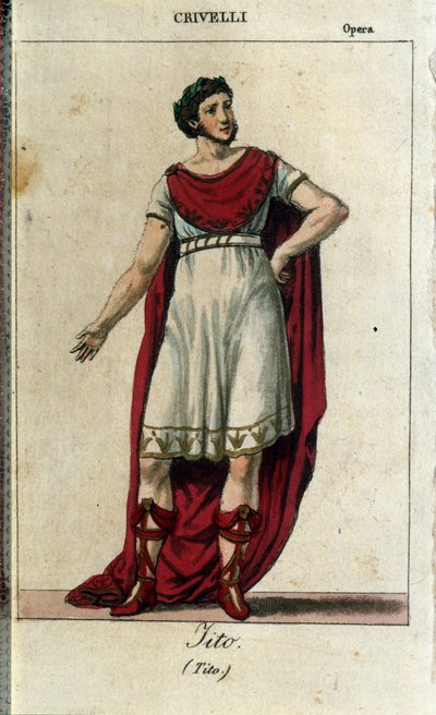 Gaetano Crivelli in the role of Tito in 
