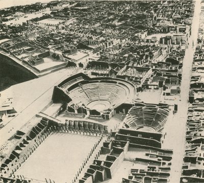 General View of Pompeii by Italian School