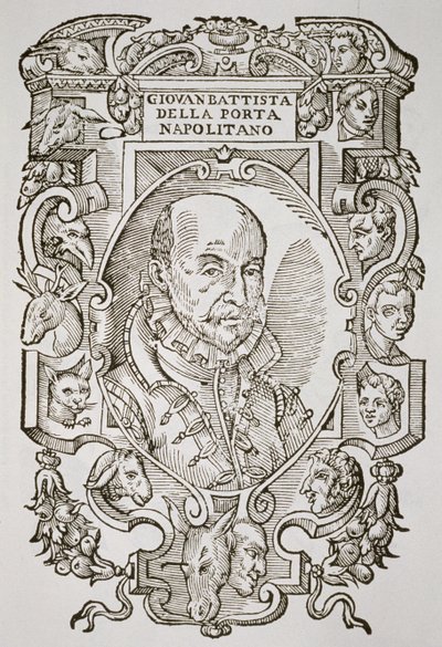 Giovanni Battista della Porta from his book, Delle Celeste Fisionomia, Padua 1616, illustrated in History of Magic, published late 19th century by Italian School