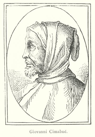 Giovanni Cimabue (engraving) by Italian School